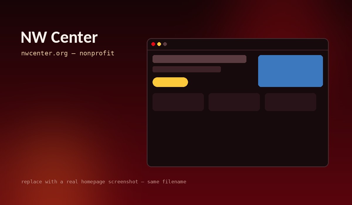 Northwest Center website